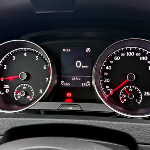 2013 Volkswagen Golf 1.4 TSI High Line 儀表板里程實拍 51,665 公里