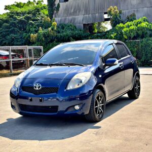 2014 Toyota Yaris 1.5 G Smart 藍色 左前 45 度外觀